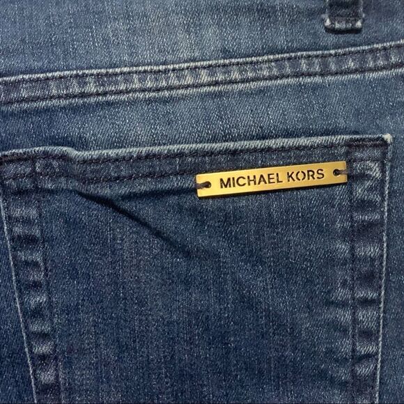 Michael Kors Women’s Straight Leg Skinny Blue Jeans SZ 2 - Picture 3 of 9